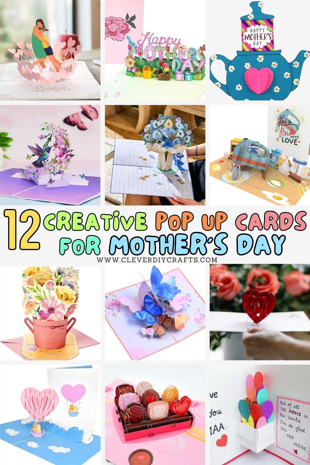 12 Creative Pop-Up Card Ideas for Mother's Day