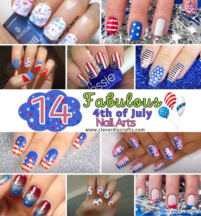 14 Fabulous 4th of July Nail Arts