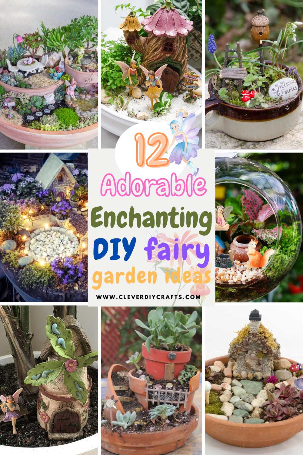 9 Adorable Enchanting DIY Fairy Garden Ideas